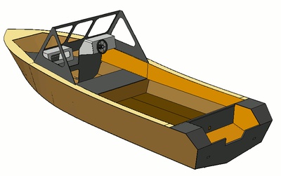 Моторная лодка для рыбалки "Таймень 500"