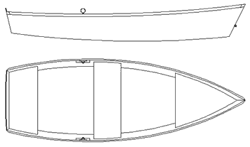 Flat Skiff 12 - Простой в постройке скиф
